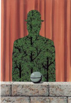 Rene Magritte : man and the forest